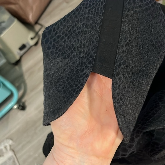 Ted Baker London Tulio Pants Embossed Faux Snakeskin Tuxedo Stripe Ted 3 US 8-10 - Picture 13 of 14